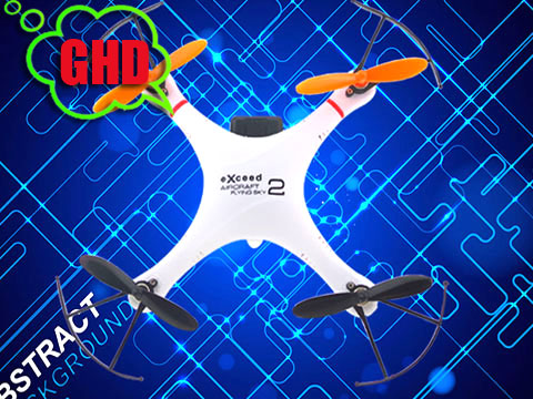 2.4G quadrocopter aircraft(six-axis gyroscope)